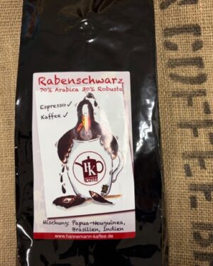 Rabenschwarz - speziell für Vollautomaten - 1000g